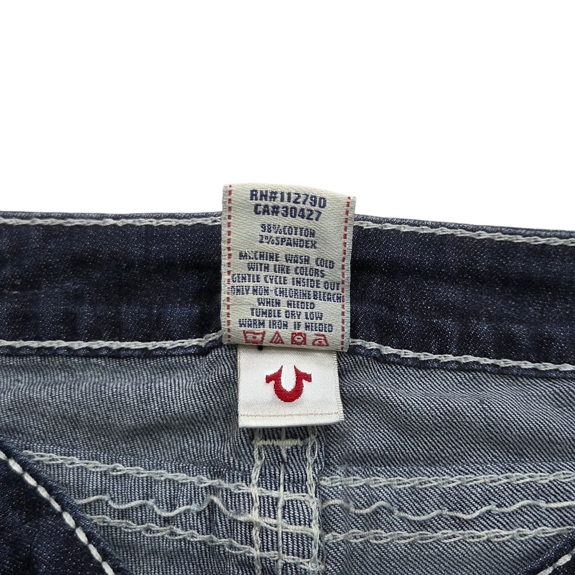 True Religion 트루릴리전 스트레이트 스티치 데님 팬츠 상품이미지5