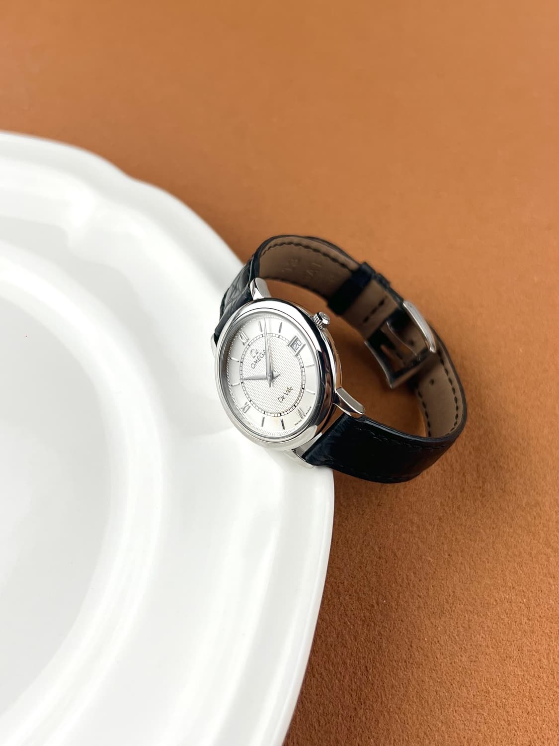 OMEGA Lady De Ville date steel watch 상품이미지4