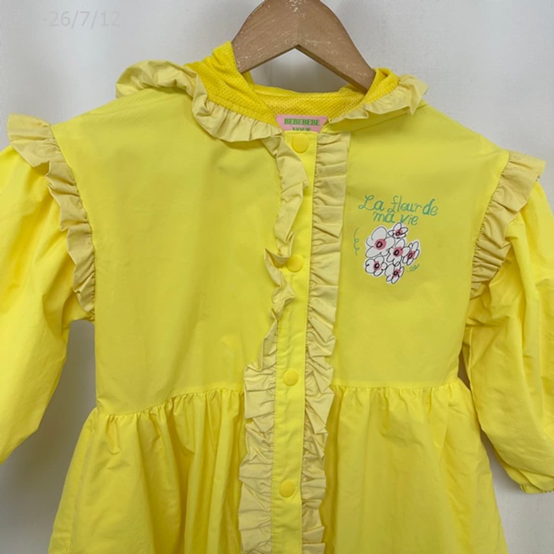 베베베베 여아 키즈 원피스형 후드자켓 L 상품이미지3