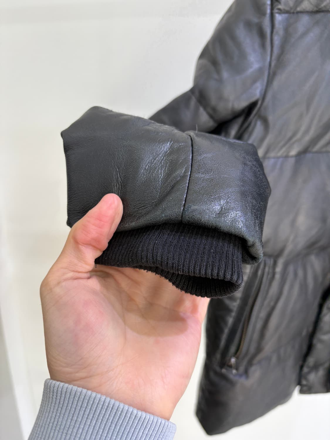 SHIPS 레더패딩 상품이미지4