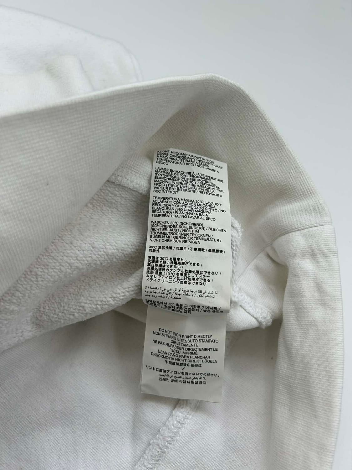 [XL] 오프화이트 20FW 앱스트랙트 화이트 크루넥 스웻셔츠 맨투맨 상품이미지5