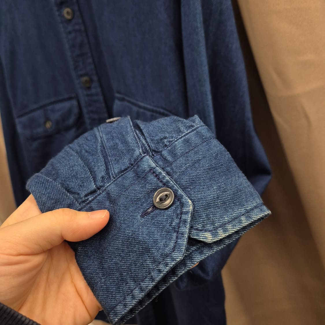 리바이스 데님 셔츠 남방 S 상품이미지3