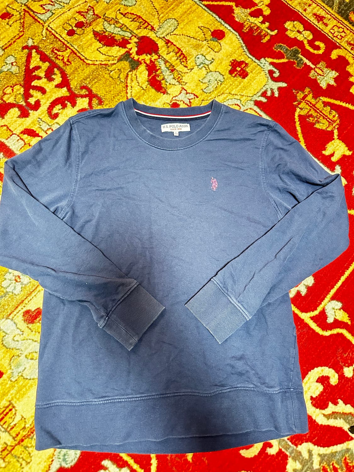 폴로 아쎈 네이비 긴팔 티셔츠 L 상품이미지1