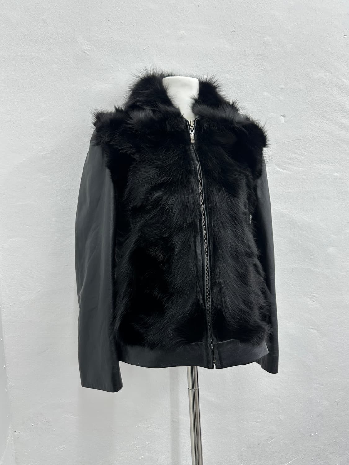Real fur lams leather jacket 상품이미지7