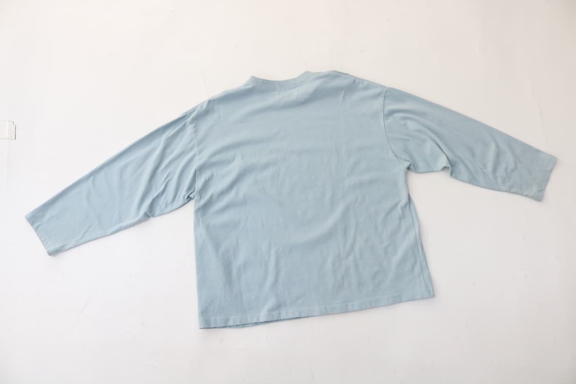 롤링스톤즈 텅 로고 빈티지 블루 롱 슬리브 티셔츠 (150) 상품이미지5