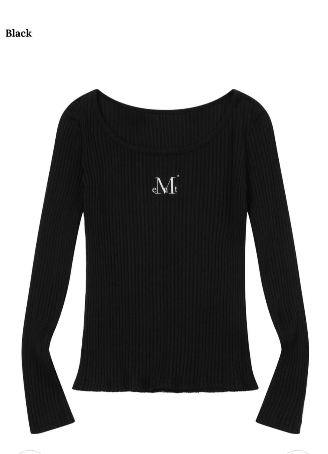 무센트 투웨이 롱 슬리브 골지티 상품이미지1