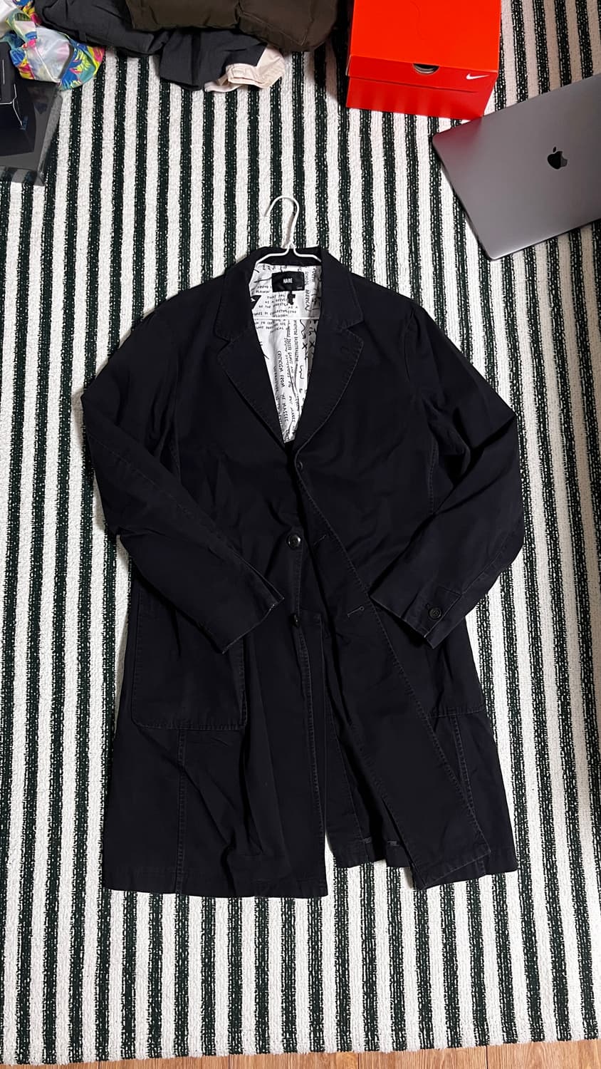 하레 면 트렌치코트 상품이미지1