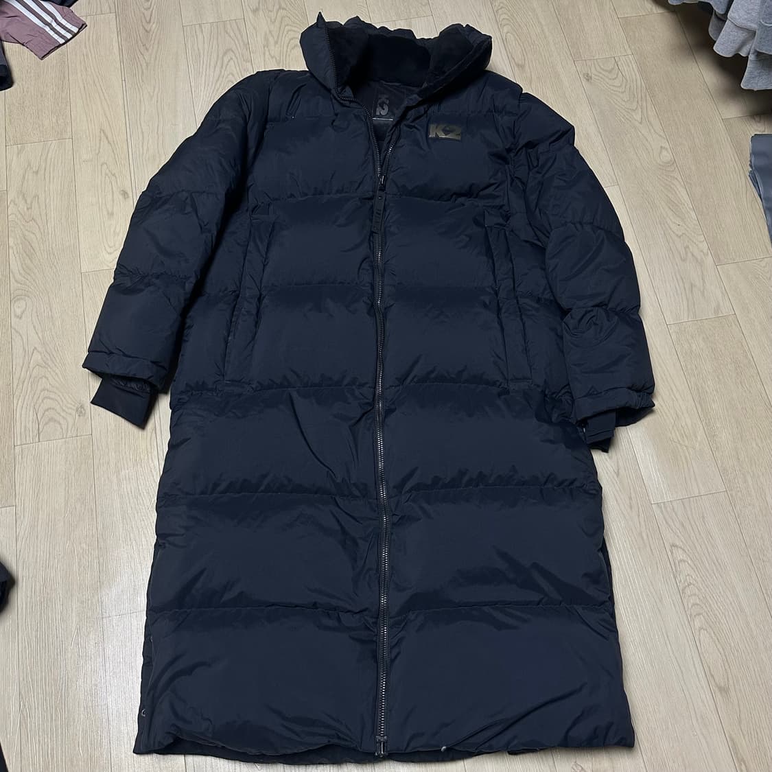 K2 네이비 롱패딩 상품이미지1