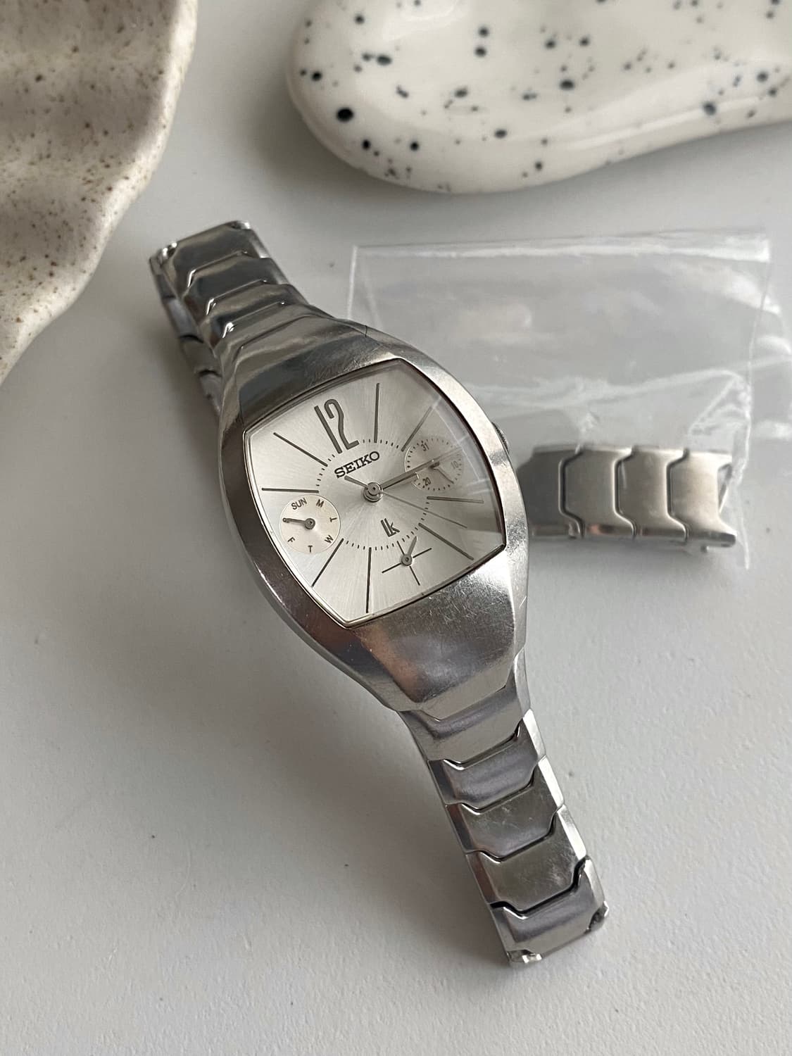 Seiko 세이코 lk 루키아 쉘 실버 화이트 상품이미지1