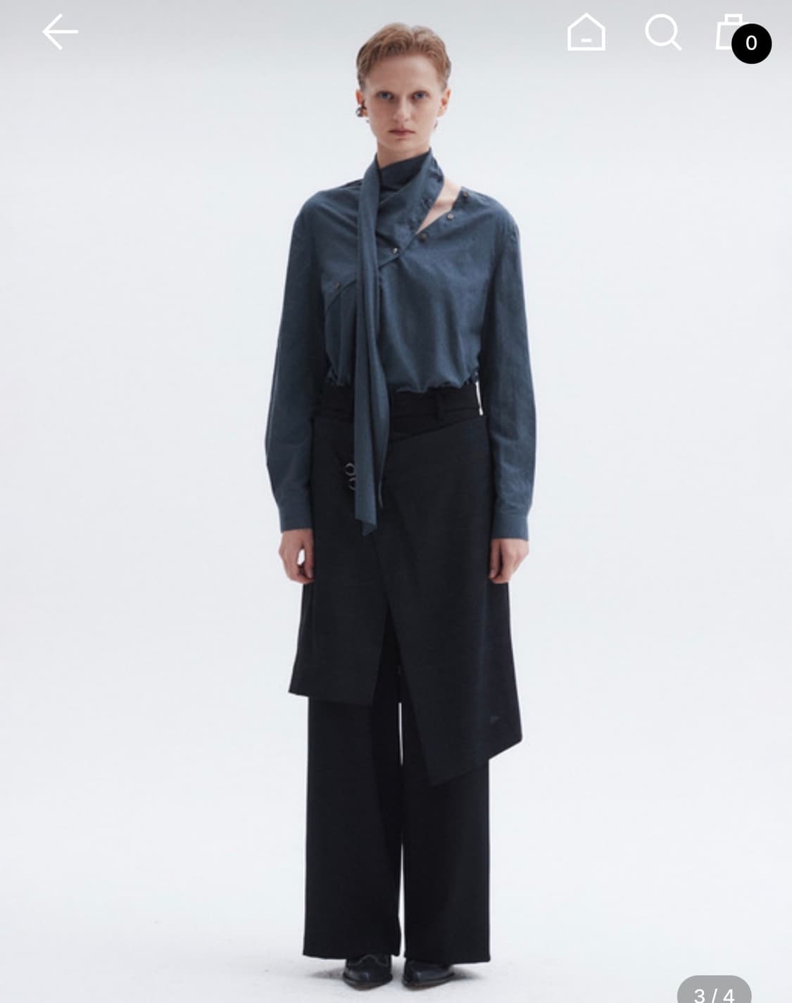 (새상품) 더일마 KANA PLAID PAREO PANTS-s 상품이미지2
