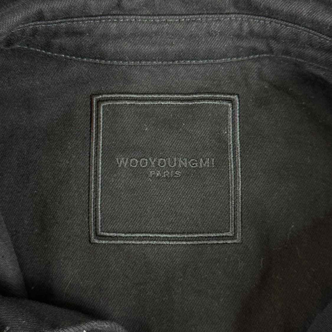 [리오브] 우영미 백로고 데님 셔츠 상품이미지4