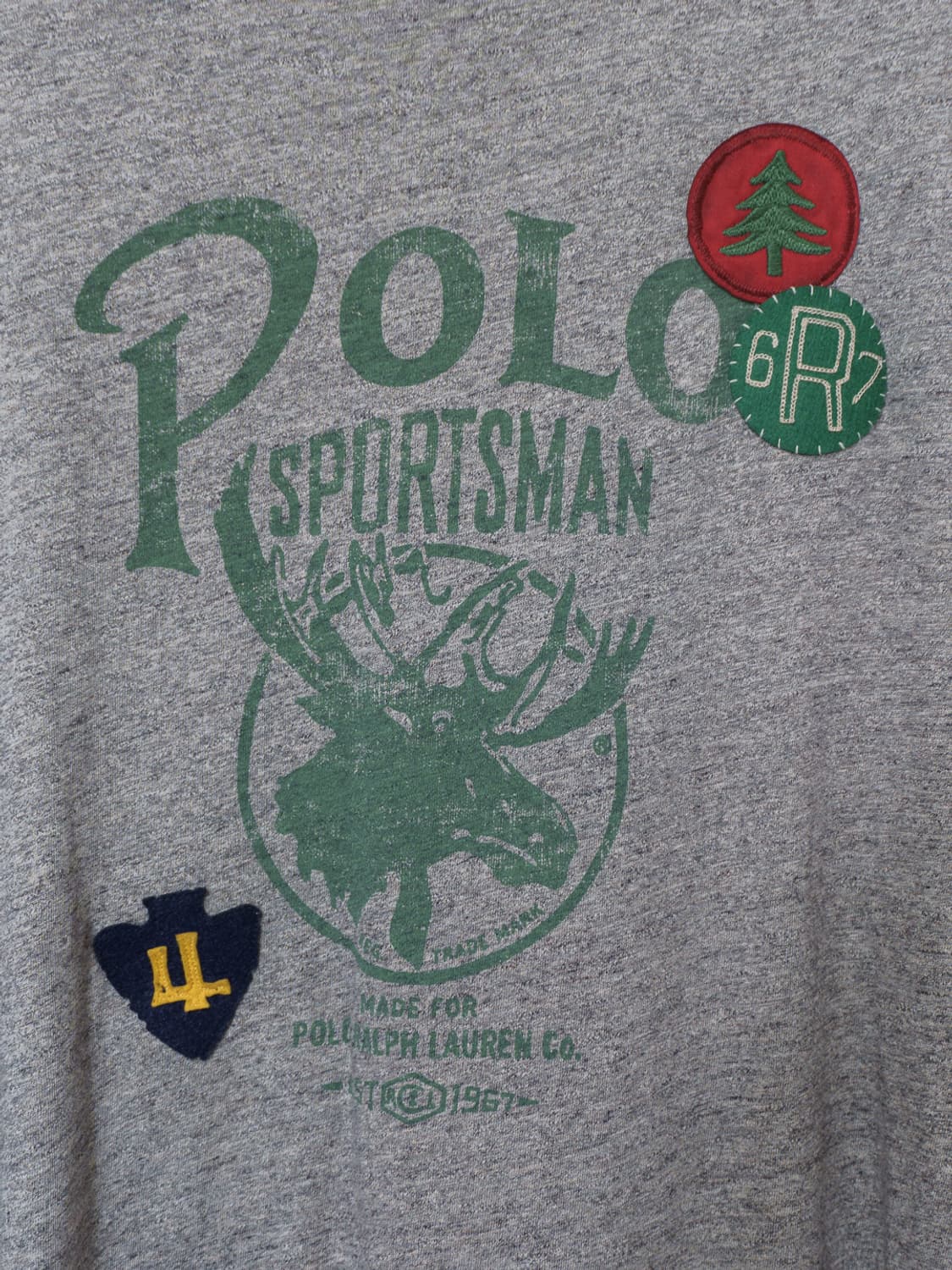 POLO Patchwork Tee *Grey 상품이미지3