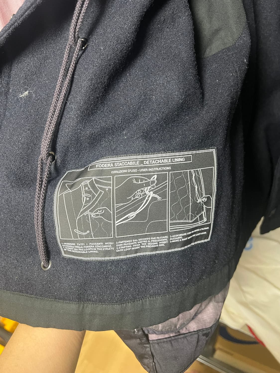 스톤아일랜드 Raso Gommato 피코트 (다비드 자켓) 상품이미지5