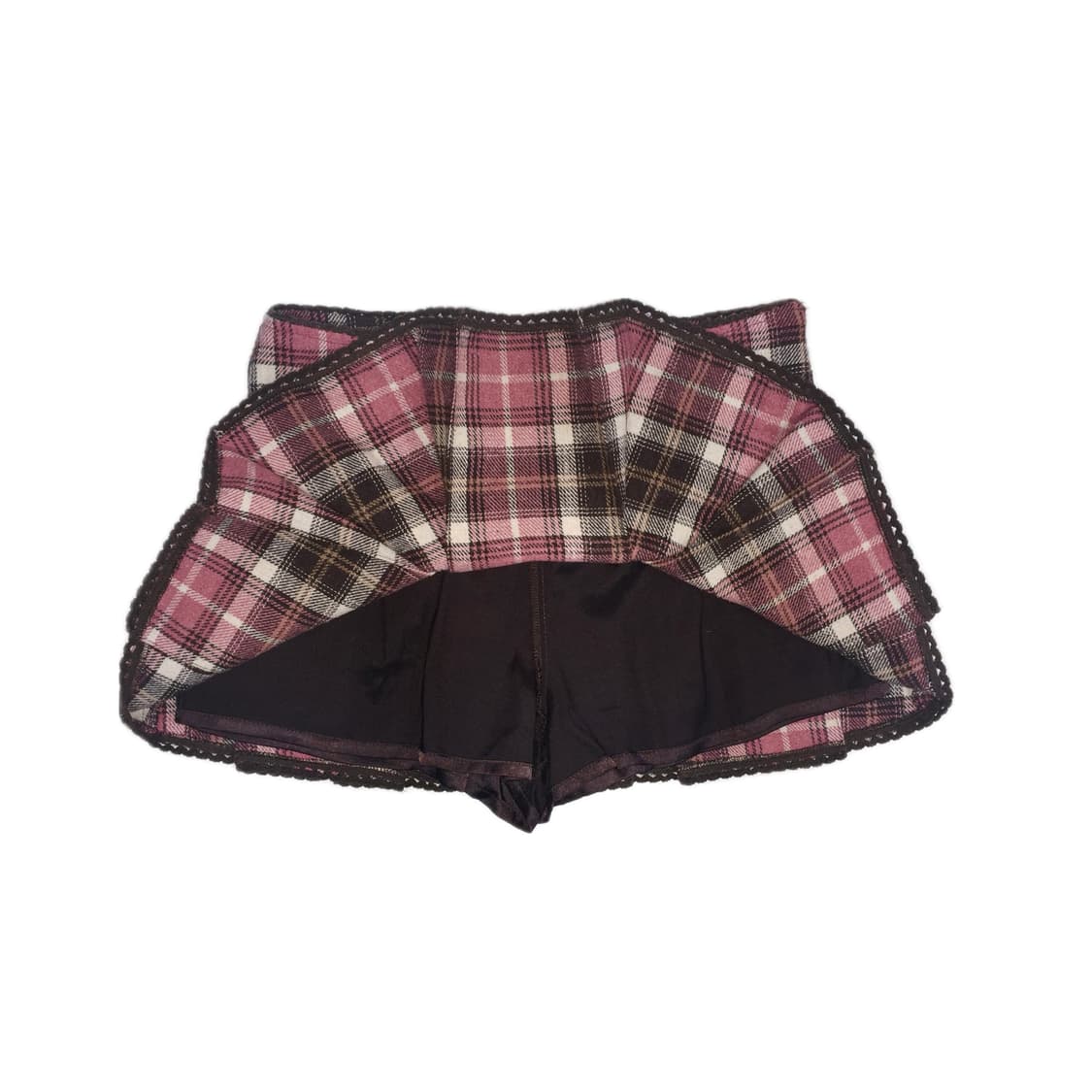 리즈리사 라떼갸루 체크 미니 스커트 상품이미지3