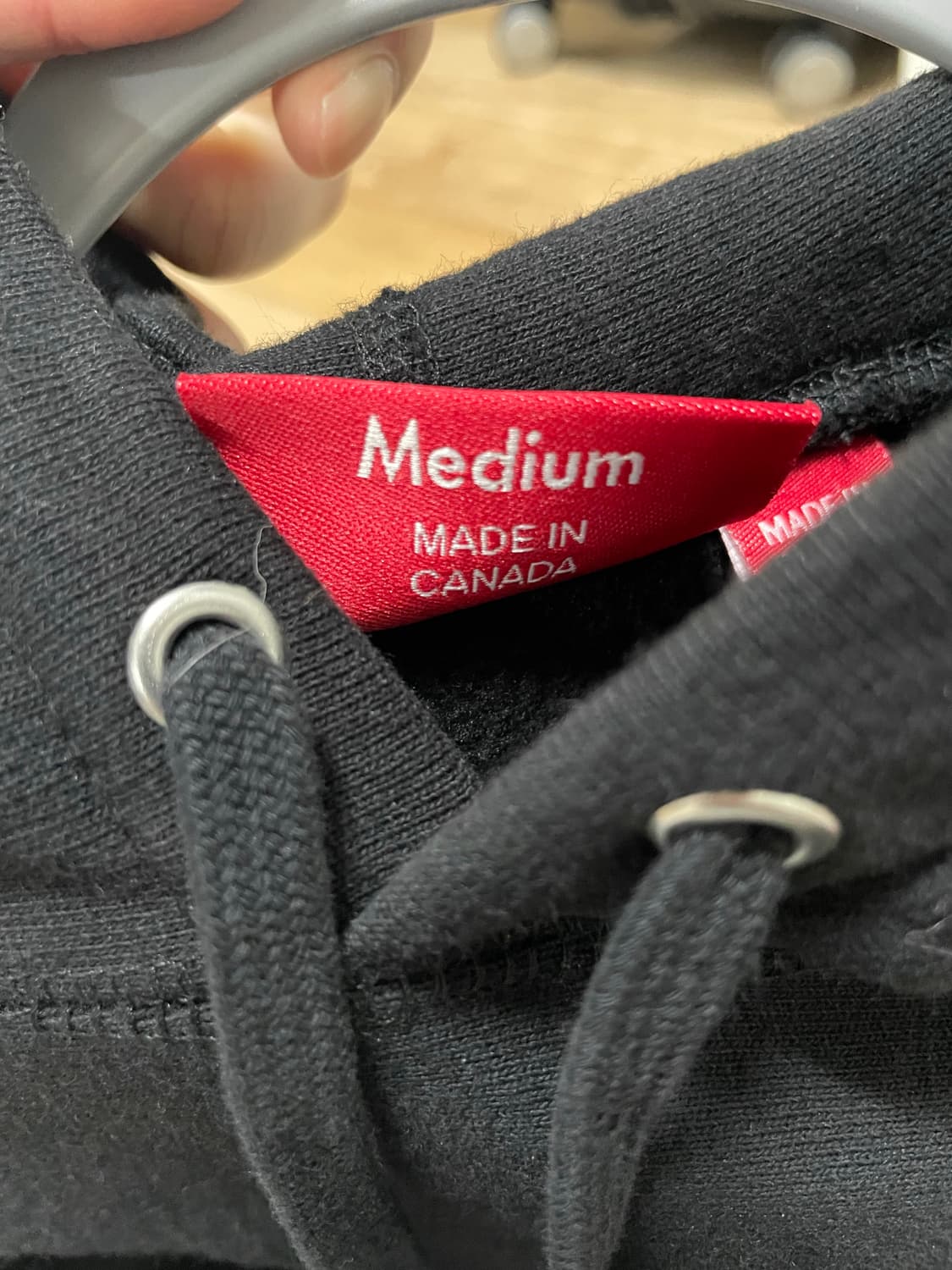 23FW 슈프림 박스로고 후드 블랙 M 상품이미지5