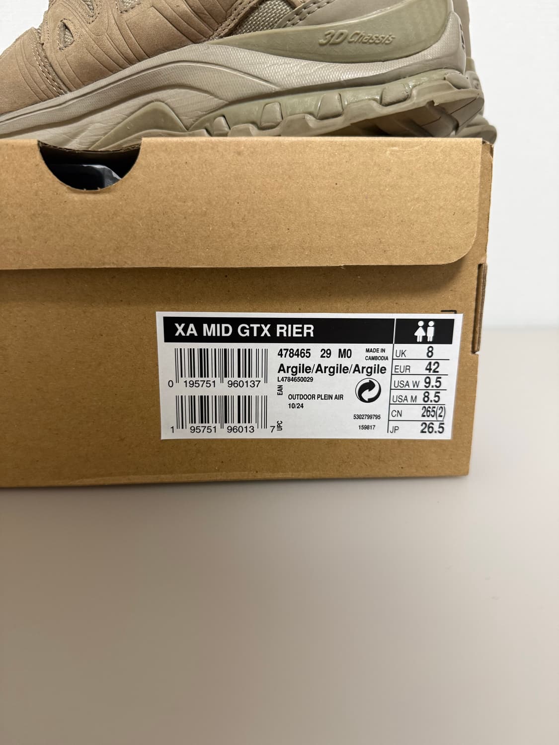 [265] 리에르 살로몬 XA 미드 고어텍스 아흐질  상품이미지10