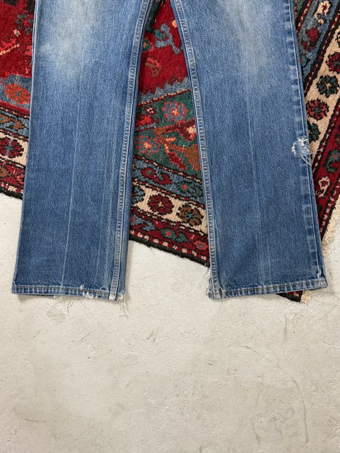 90's USA 빈티지 리바이스 517 부츠컷 플레어진 상품이미지7