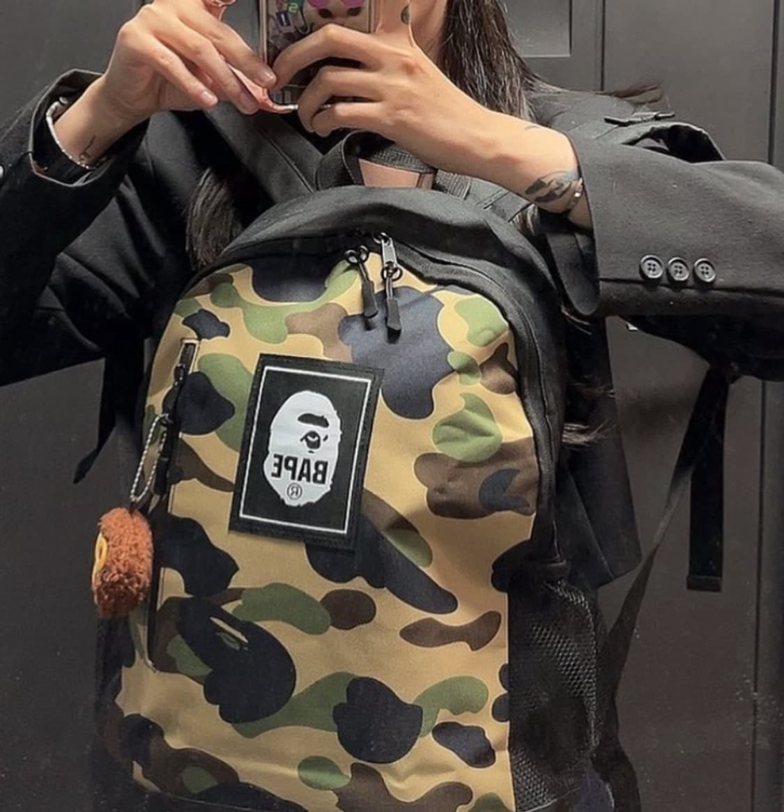 베이프 마일로 키링 + 백팩 가방 세트 새상품 정품 상품이미지1