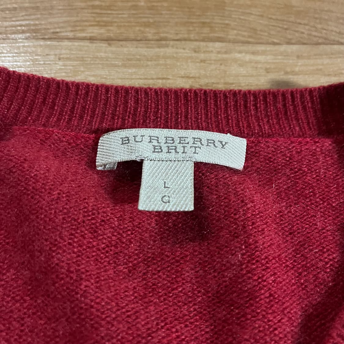 [100] 버버리 캐시미어100 니트 상품이미지3