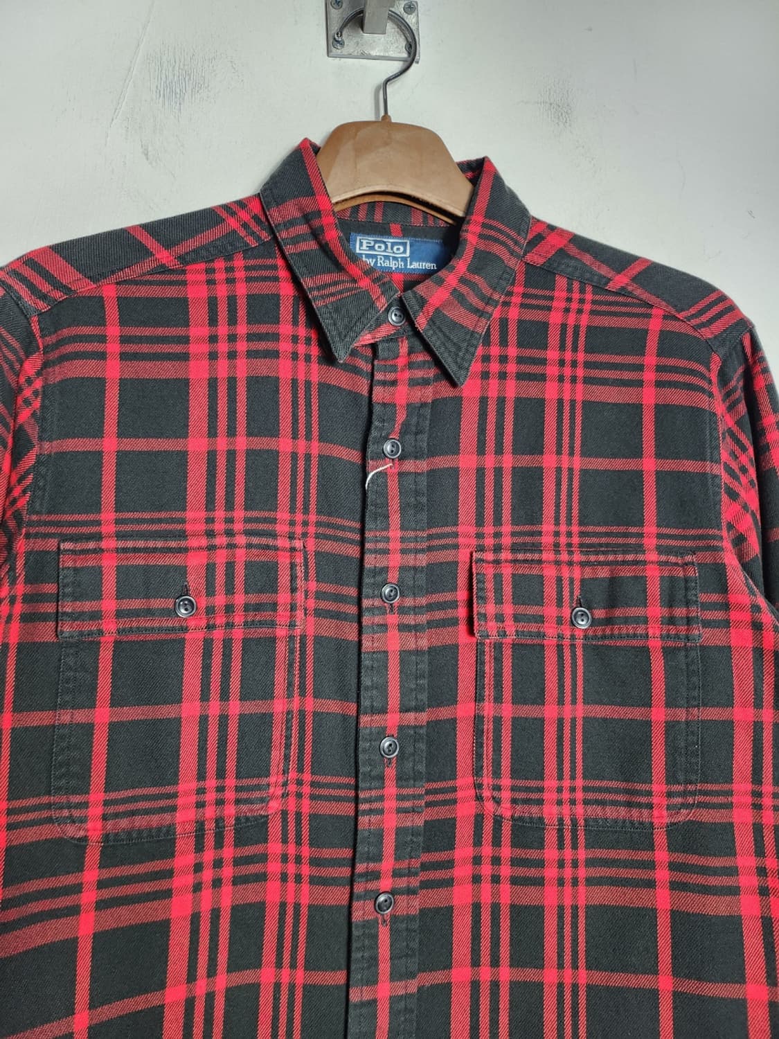 M 폴로 랄프로렌 타탄 체크 패턴 워크 셔츠 상품이미지3