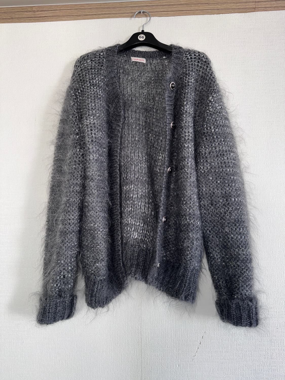 울 부클 퐁실 가디건 상품이미지1