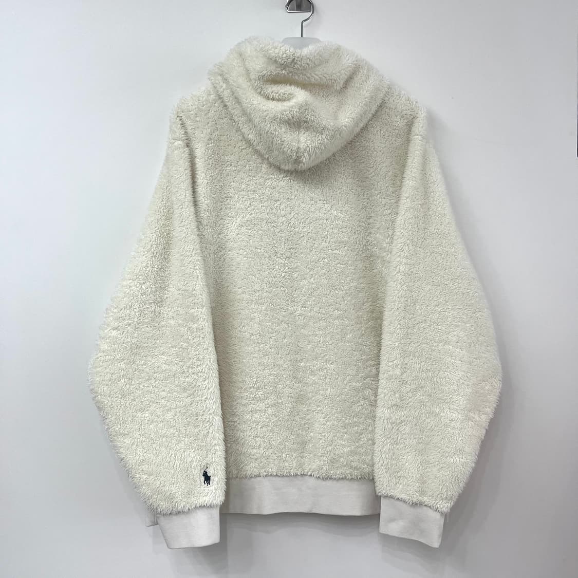 폴로 랄프로렌 양털 자수 셰르파 후드티 상품이미지3