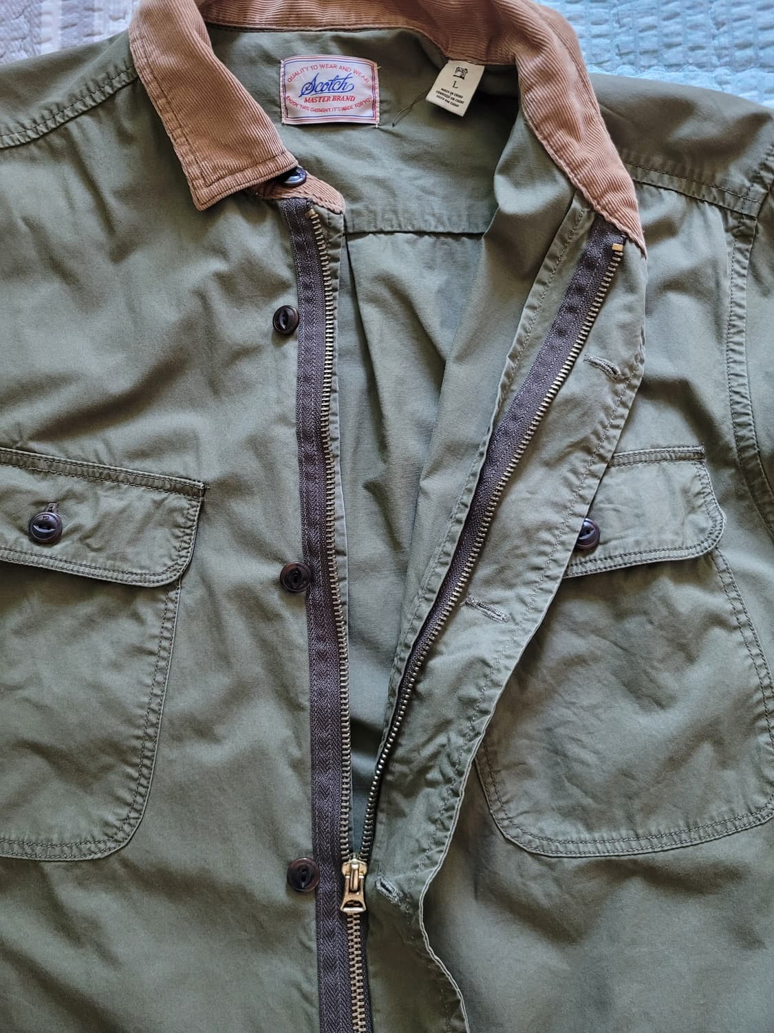 스카치앤소다Scotch&Soda 유틸리티 워크웨어 집업셔츠 100-105 상품이미지4