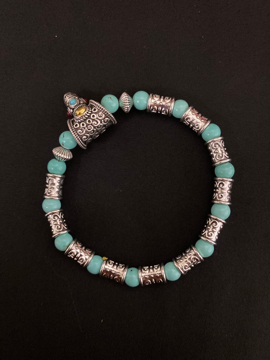 터키석 에스닉 비즈 팔찌 상품이미지4