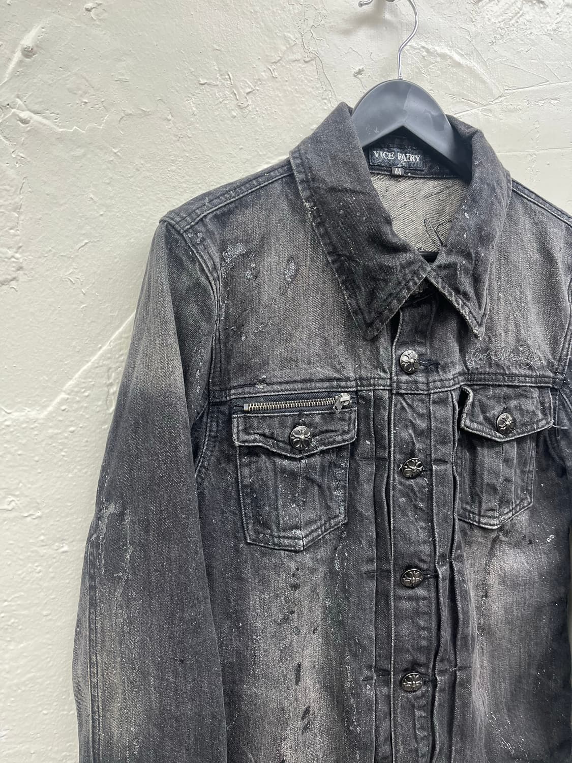 Vice fairy 00s archive lame coating deni 상품이미지4