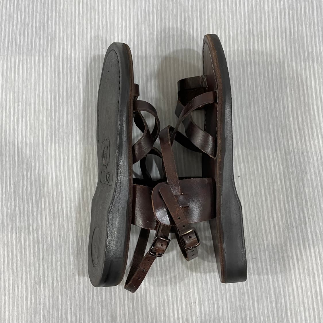 691) 예루살렘 샌들 스트랩 브라운 샌들 260mm (2) 상품이미지5