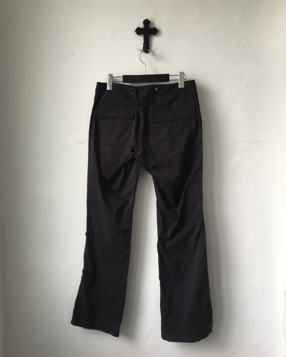 Black cotton pants 상품이미지7