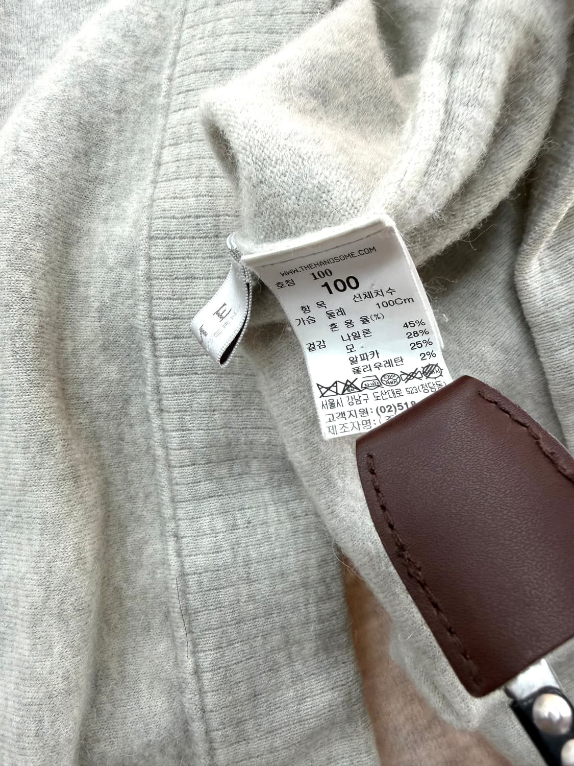 100/ 타임옴므 20FW 알파카 터틀넥 니트 상품이미지8