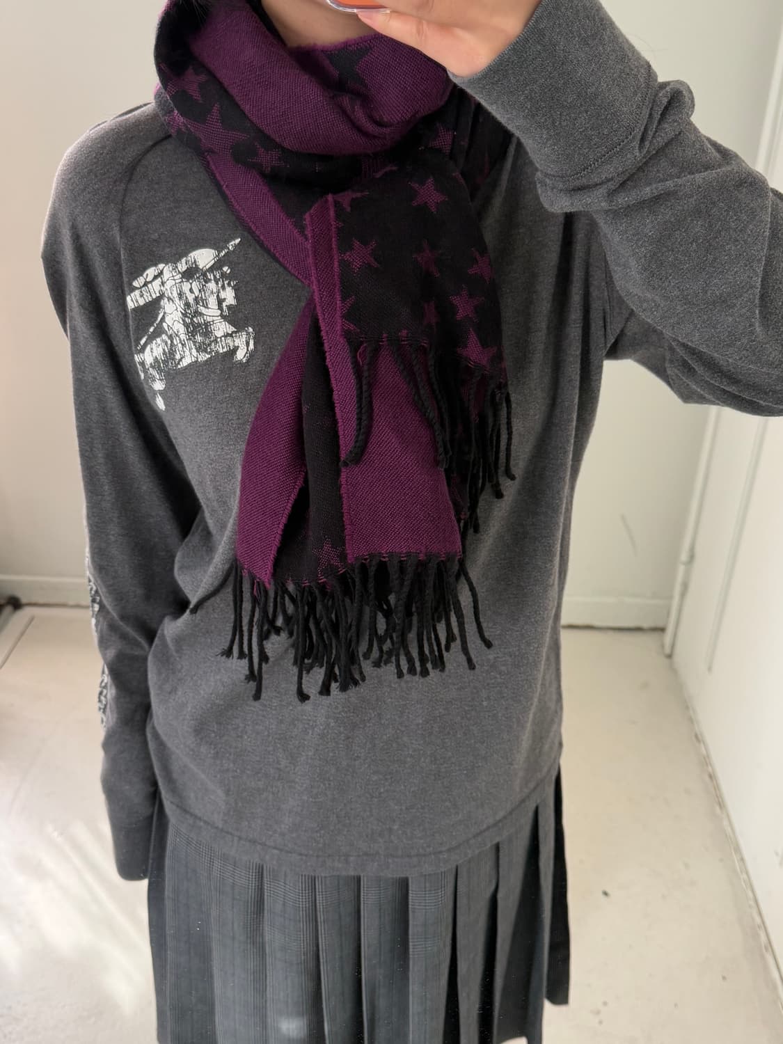 made in Itary 별 패턴 머플러 상품이미지2