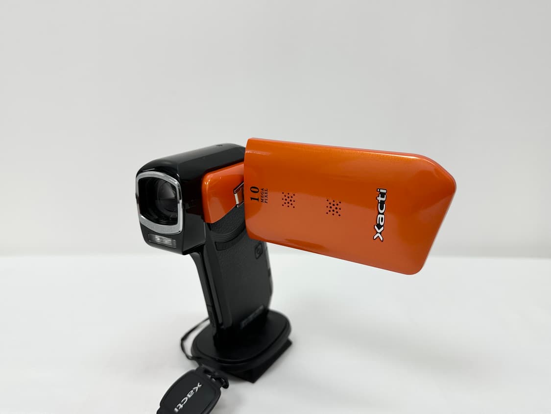 산요 작티 빈티지 캠코더 10MEGA PIXEL 오렌지 상품이미지2