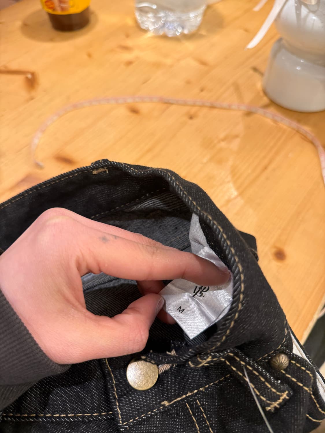 빈티지 무드 스트레이트 데님 팬츠 U413 상품이미지5