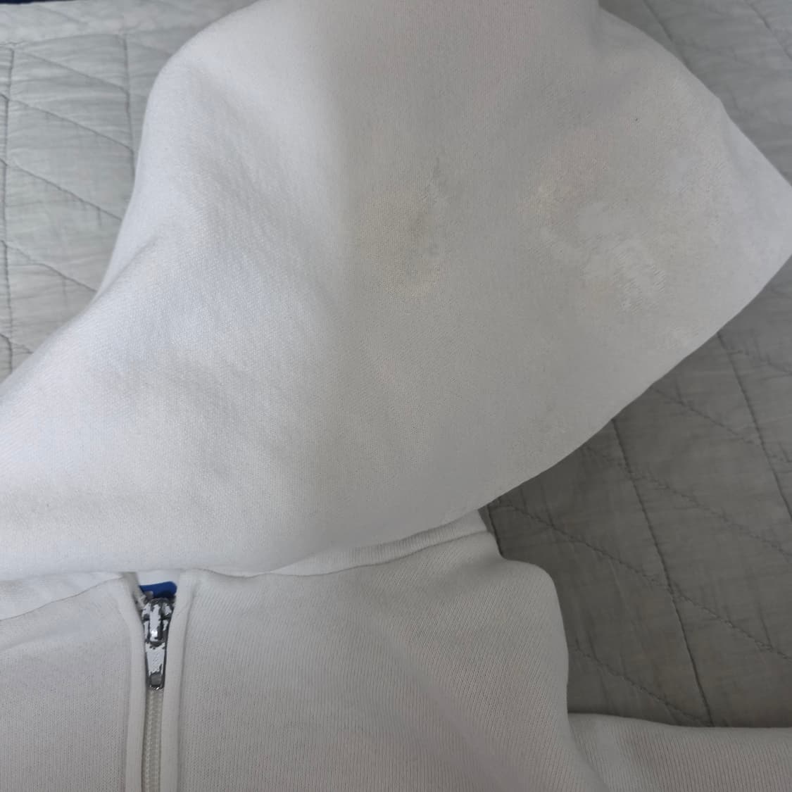 [XL] 90s 빈티지 러셀 애슬레틱 화이트 후드집업 USA 페인트 상품이미지7