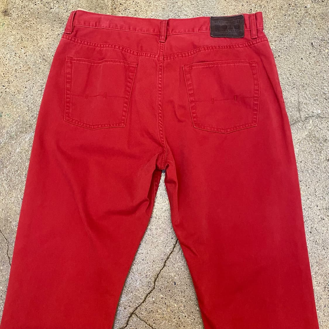 USA 미국 빈티지 폴로 랄프로렌 레드 면바지 상품이미지6
