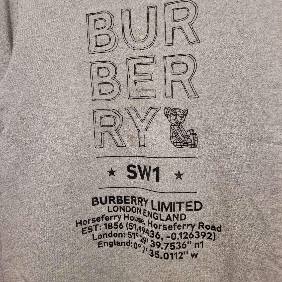 버버리 키즈 스케치 프린트 맨투맨 12Y 상품이미지4