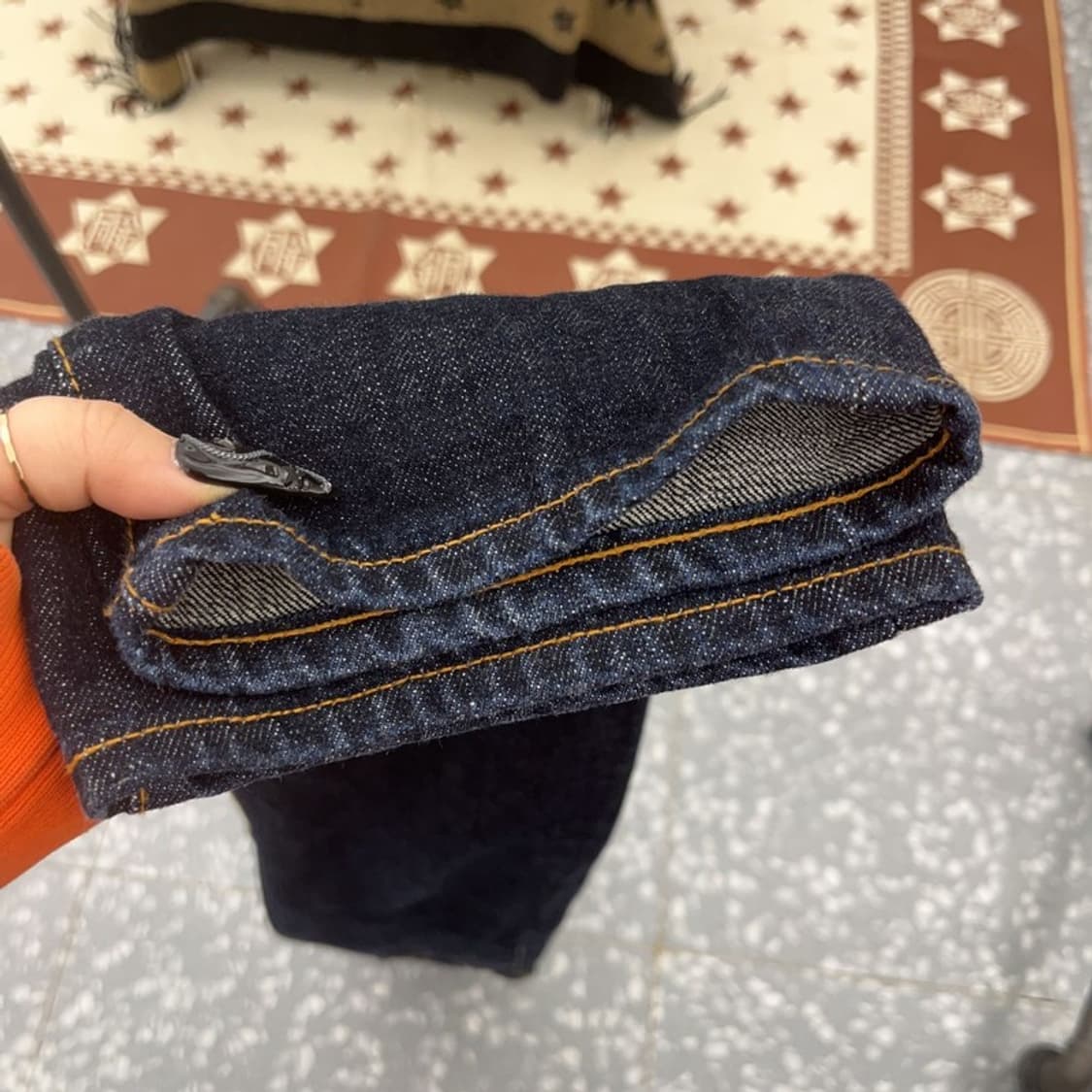 데님 인디고 마스터 셀비지 진청 데님팬츠 30인치 C08631 상품이미지8