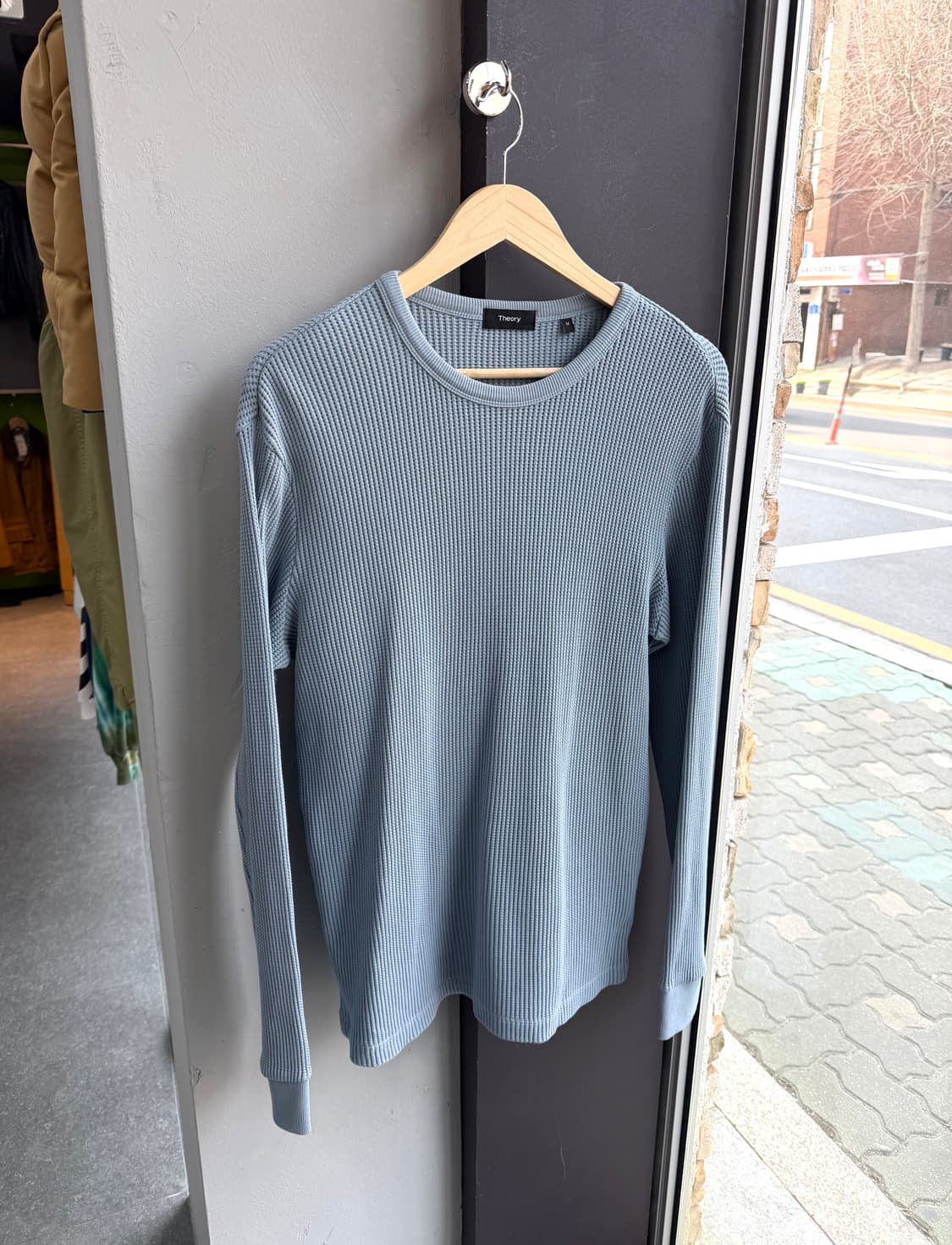 M/ 띠어리 와플패턴 크루넥 스웻니트 상품이미지2