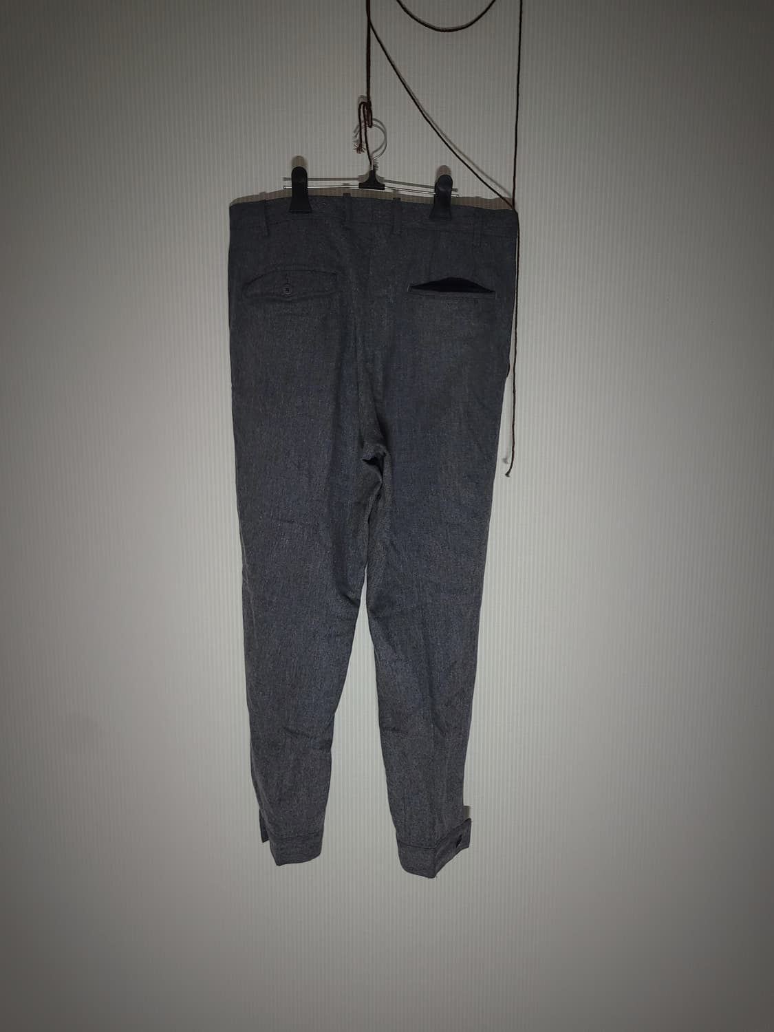 요지 야마모토 뿌르옴므 울 팬츠 상품이미지6