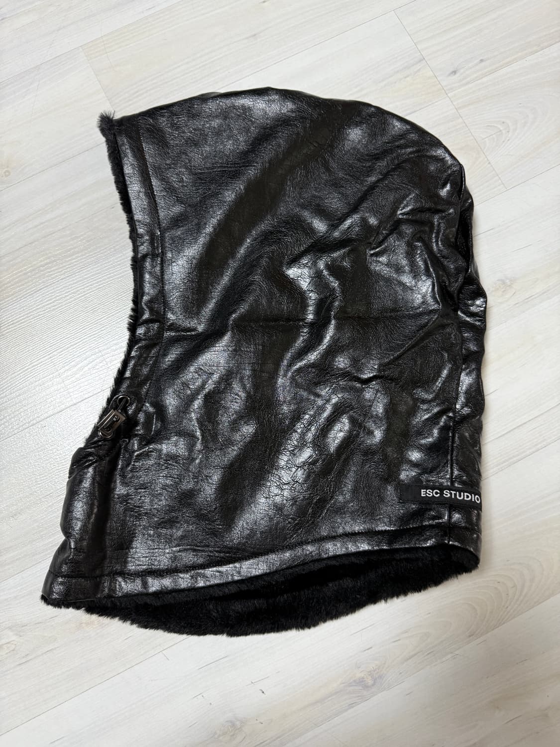 ESC 스튜디오 레더 바라클라바 블랙 상품이미지9