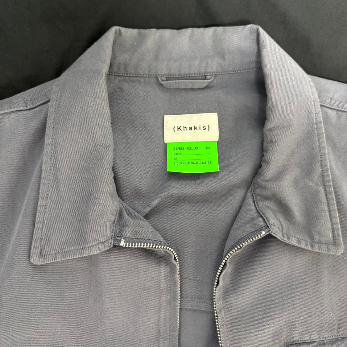 Khakis swing jacket / 카키스 스윙 자켓 페이디드 블루 상품이미지4
