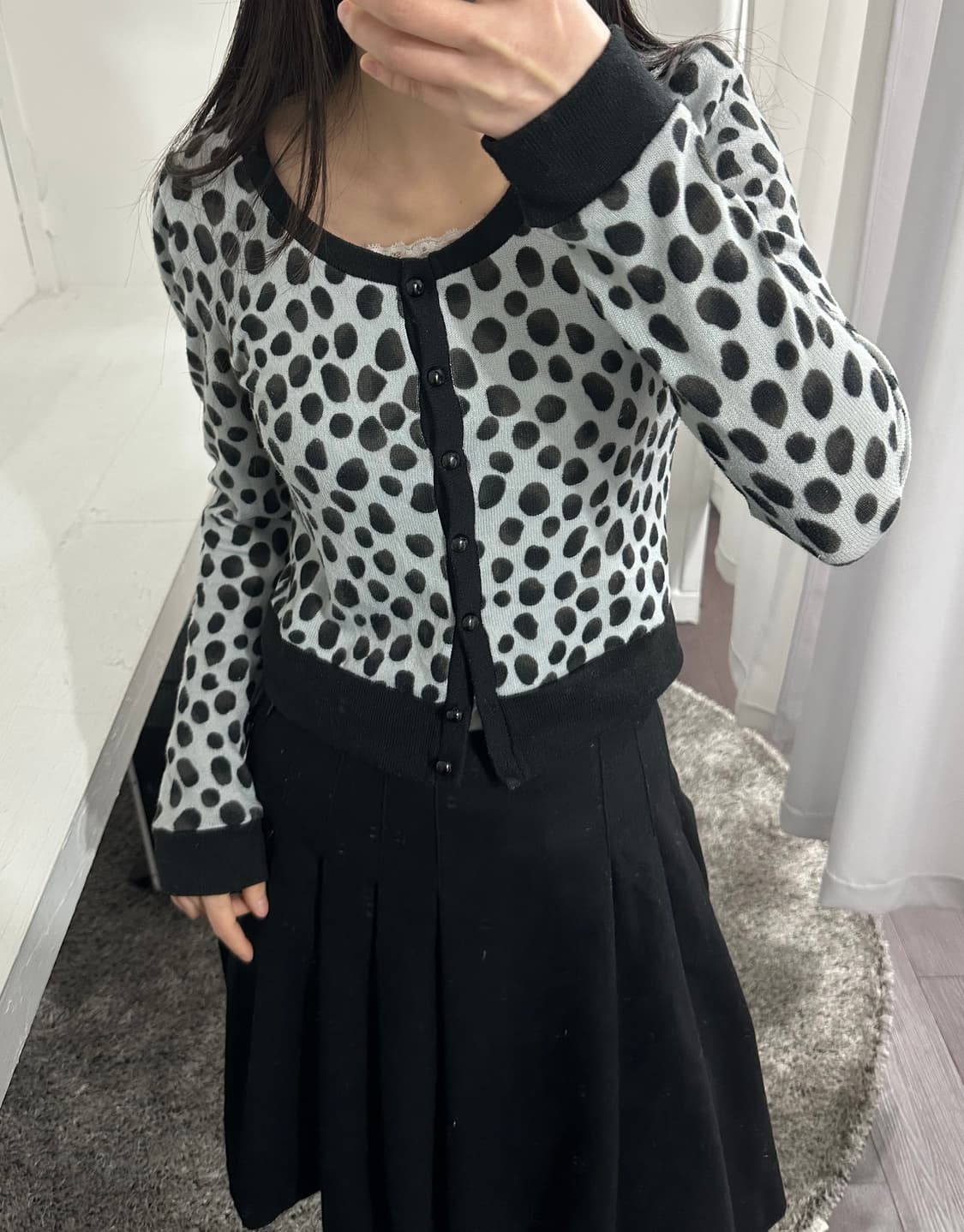 pattern cardigan 상품이미지1