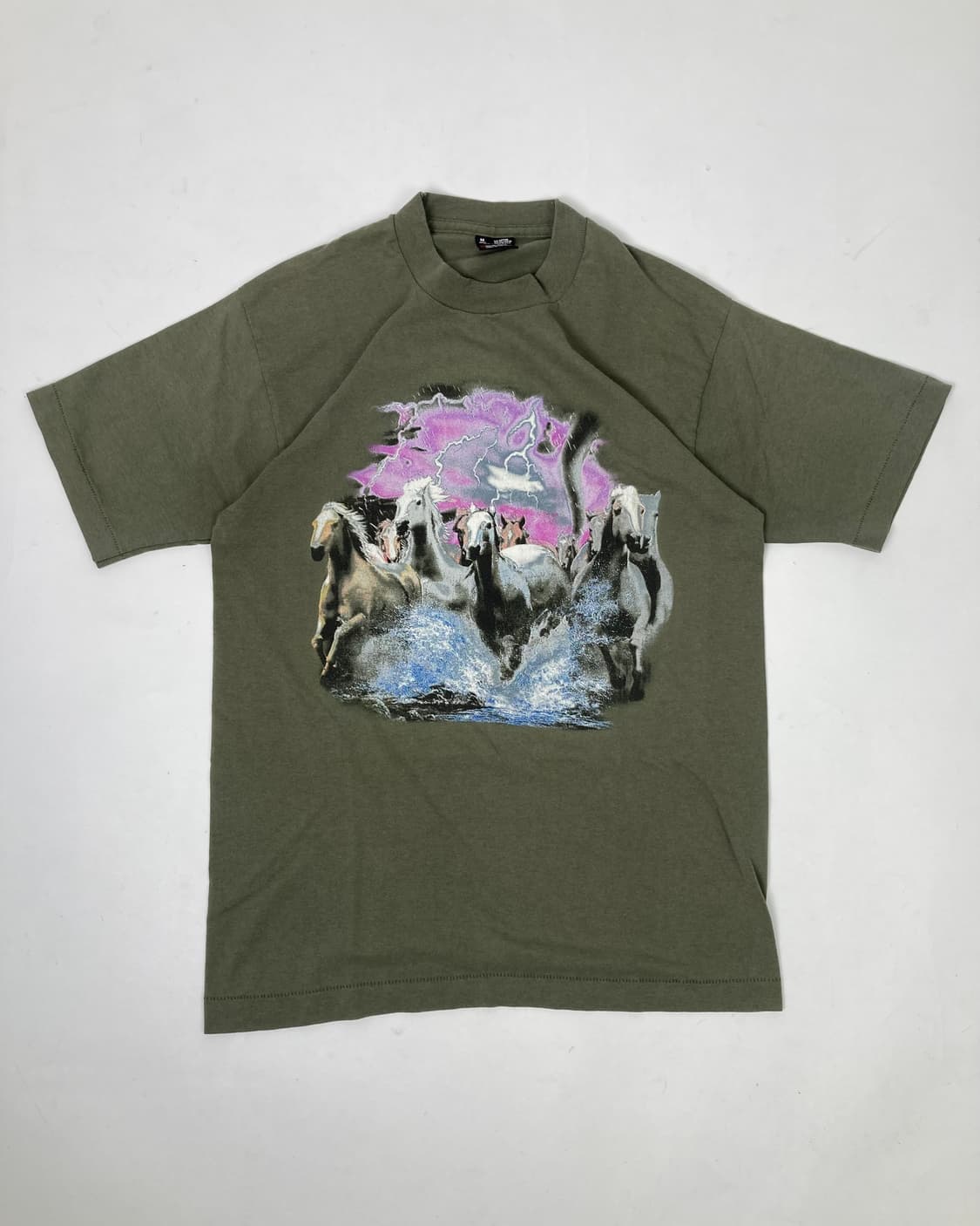 90s Single Stitched Tee (olive green) 상품이미지1