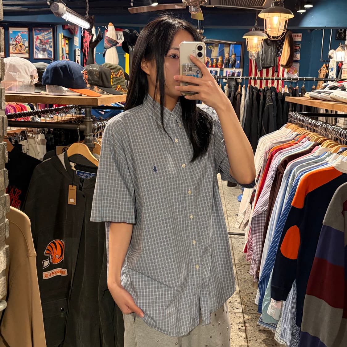 polo 폴로 패턴 포켓 반팔 셔츠 상품이미지2