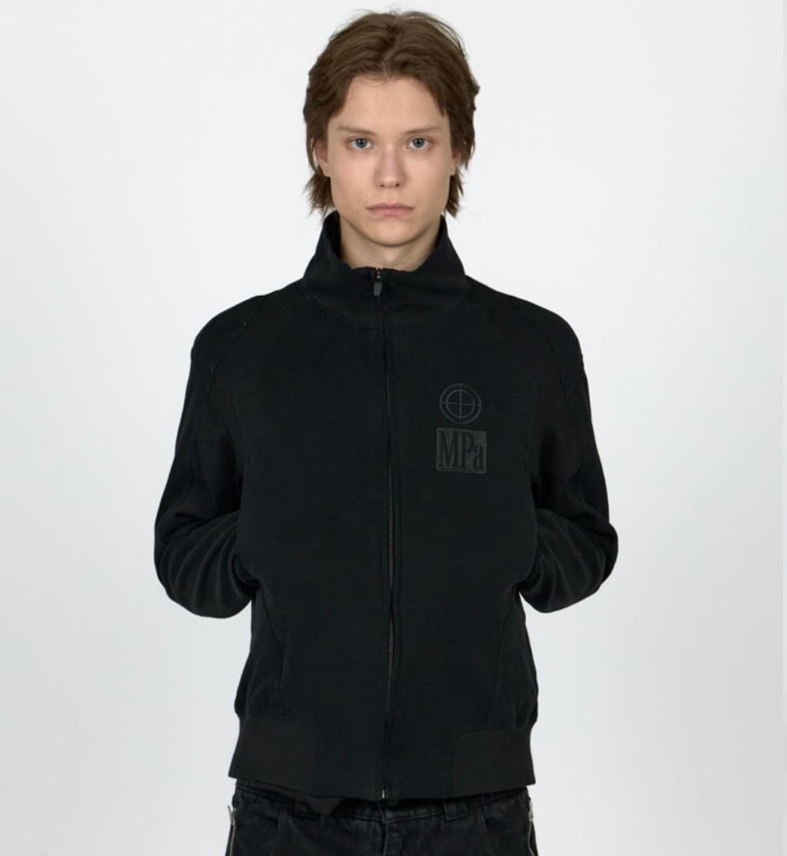 MPa CONTRAST ZIPPED JACKET (BLACK) m 상품이미지1