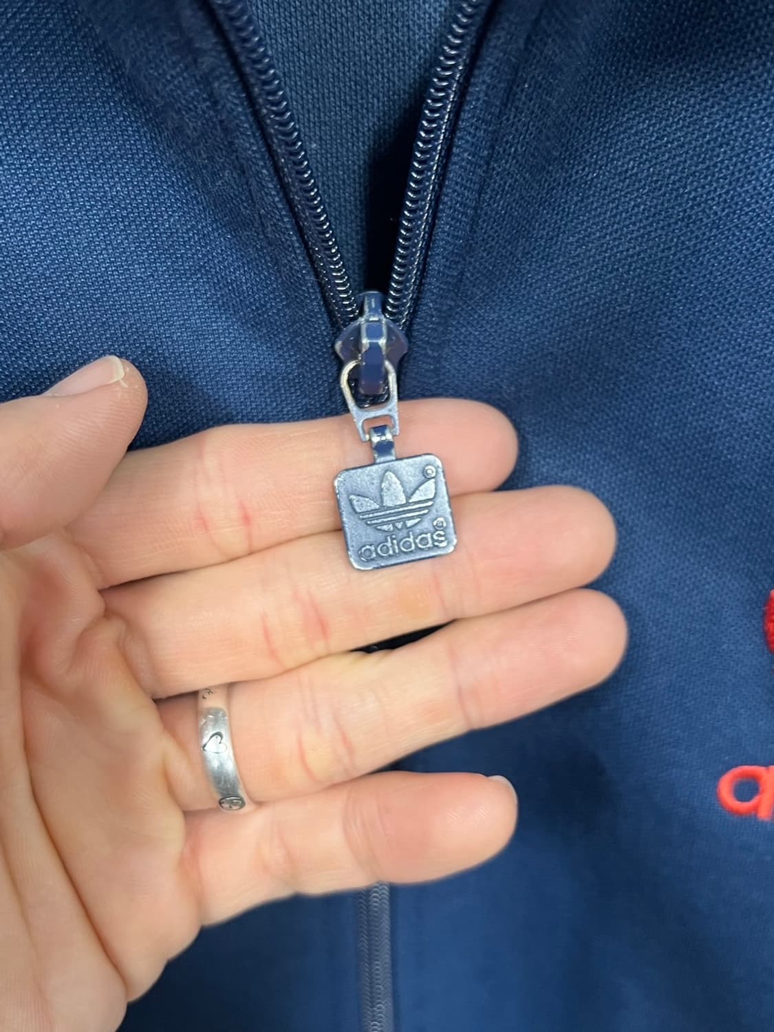 아디다스 유로파 트레포일 네이비 레드 트랙 져지 상품이미지3