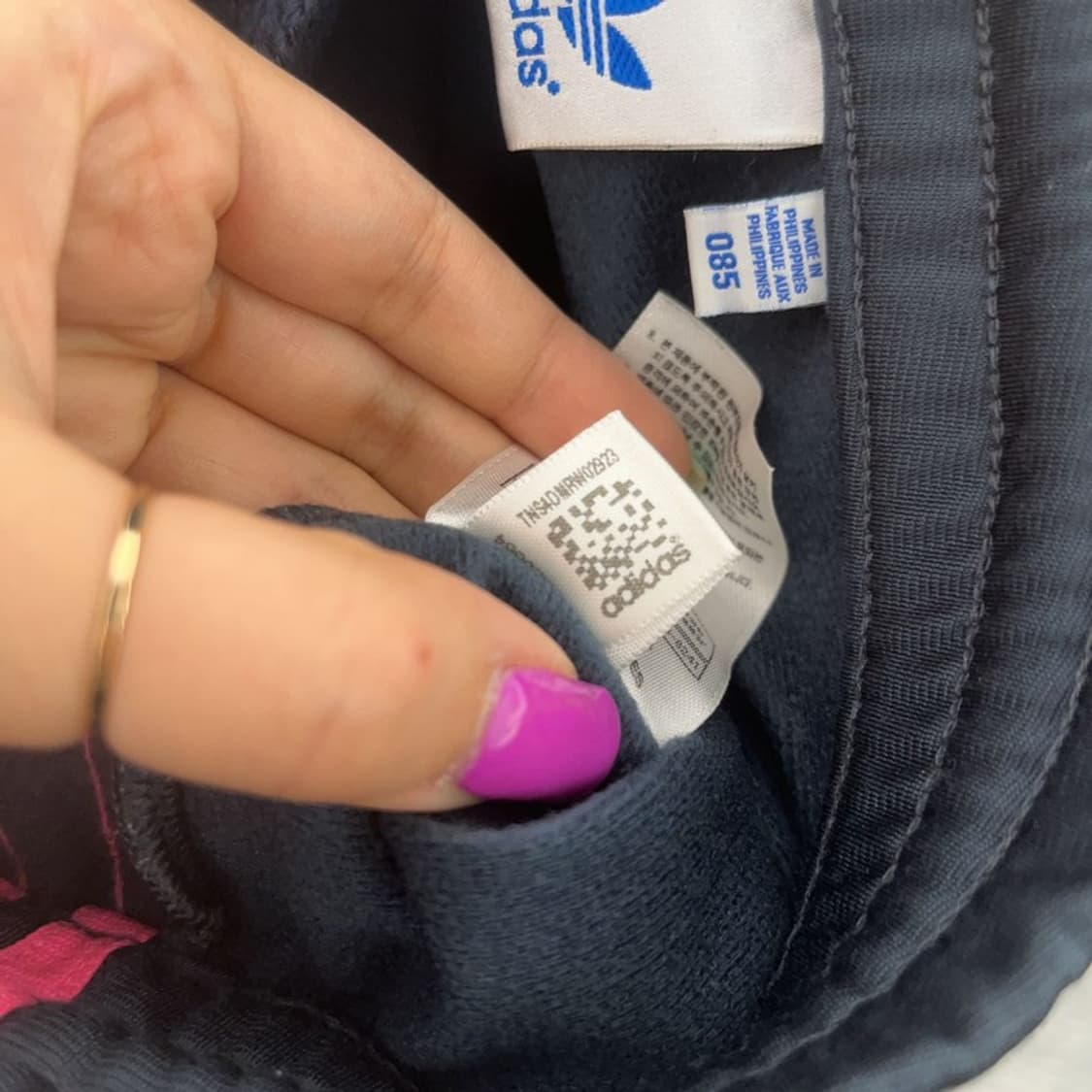 아디다스 파이어버드 Y2K 그레이핑크 슬림핏 트랙팬츠 85 C06747 상품이미지7