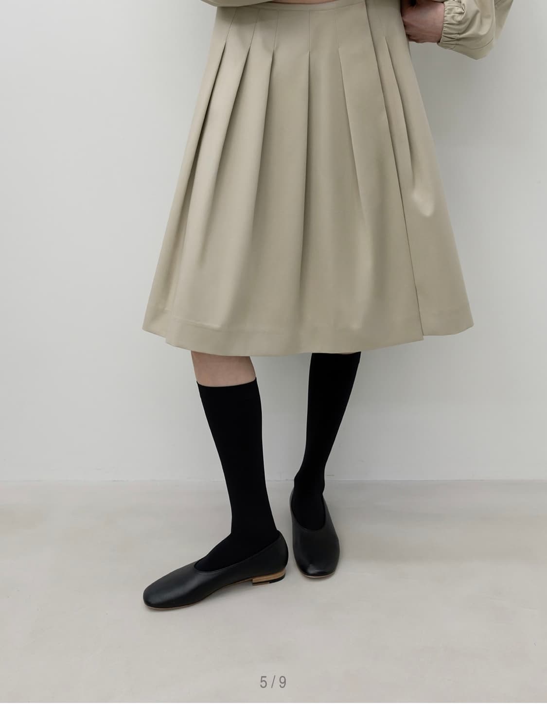 lfm base pleated midi skirt 상품이미지1